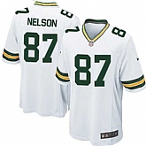 Nike Men & Women & Youth Packers #87 Jordy Nelson White Team Color Game Jersey,baseball caps,new era cap wholesale,wholesale hats